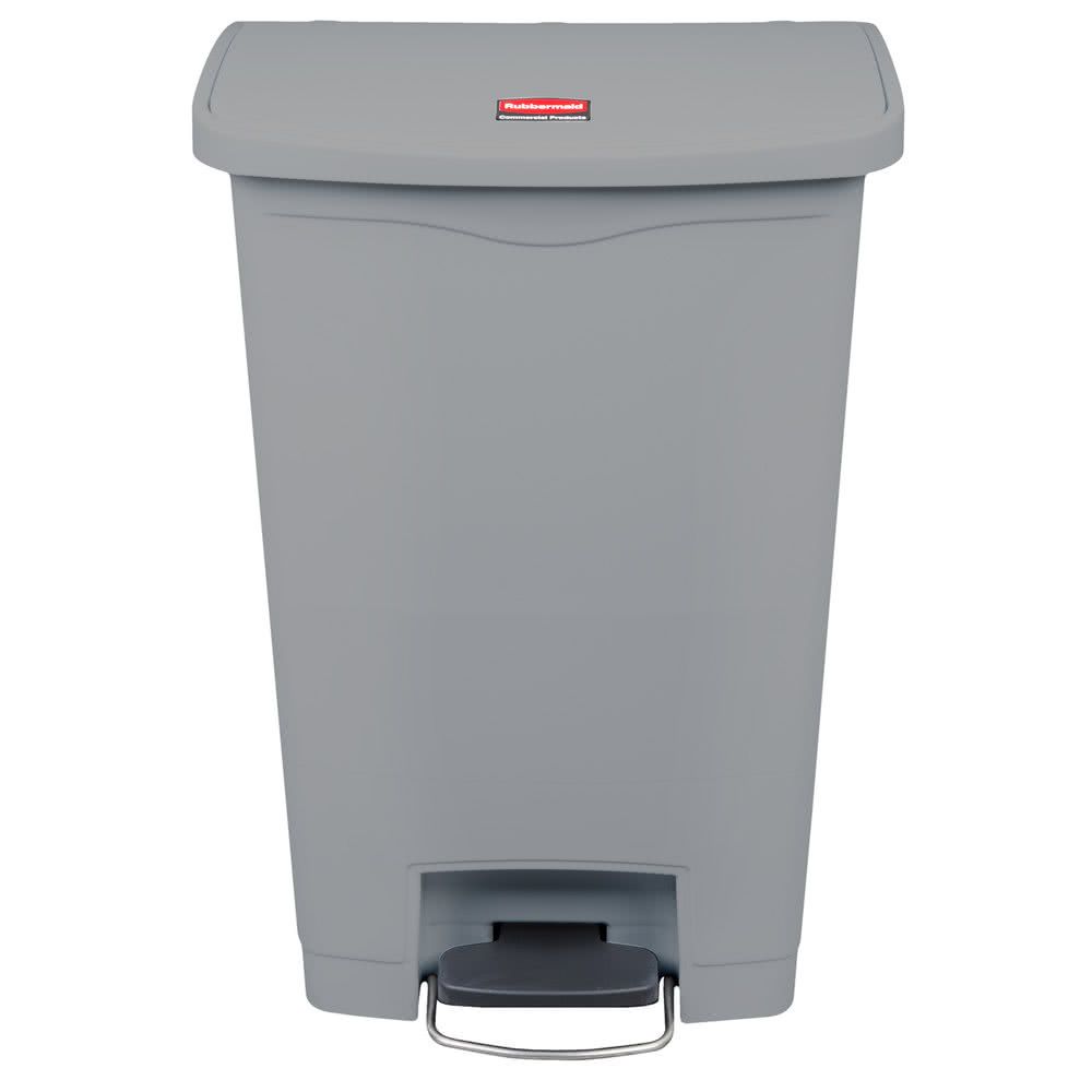 Rubbermaid Step-on keskeny szemetes kuka-szürke-50 literes