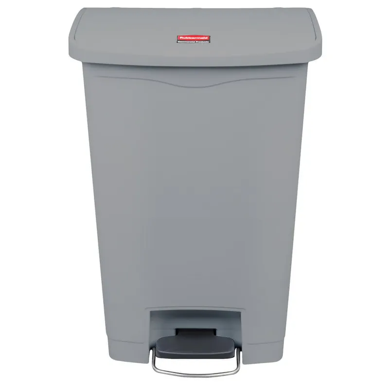 Rubbermaid Step-on keskeny szemetes kuka-szürke-50 literes