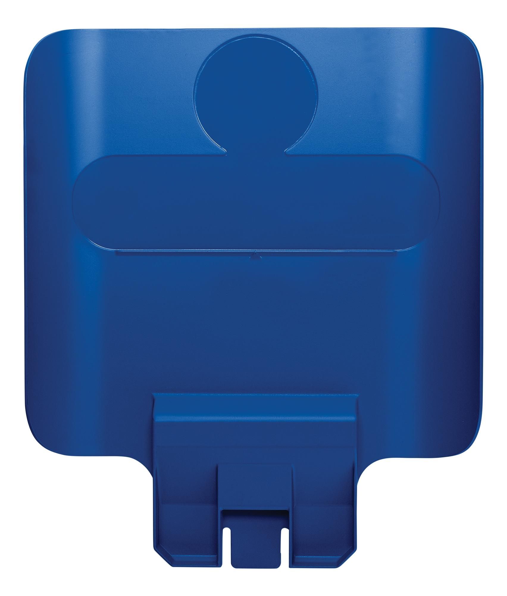 Rubbermaid információs tábla Slim Jim szelektív szetthez-kék