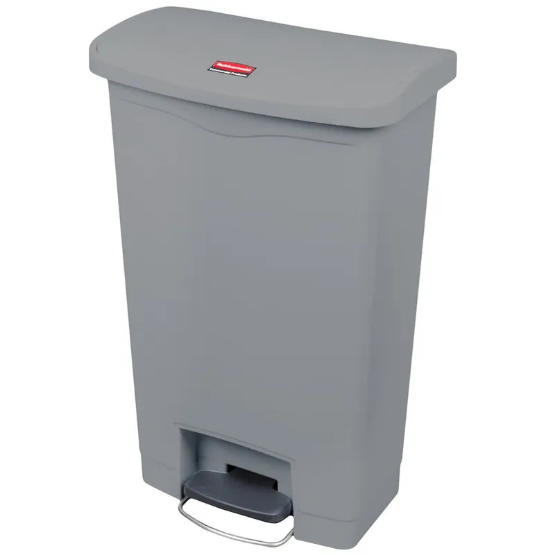 Rubbermaid Step-on keskeny szemetes kuka-szürke-50 literes
