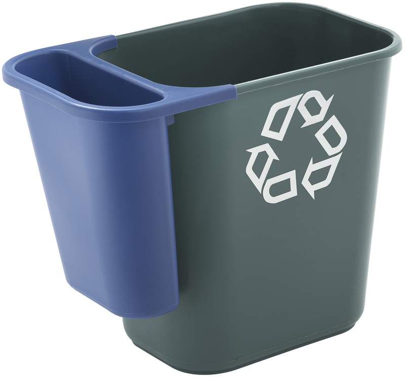 Rubbermaid oldalkuka FG295673BLUE szemeteshez-kék