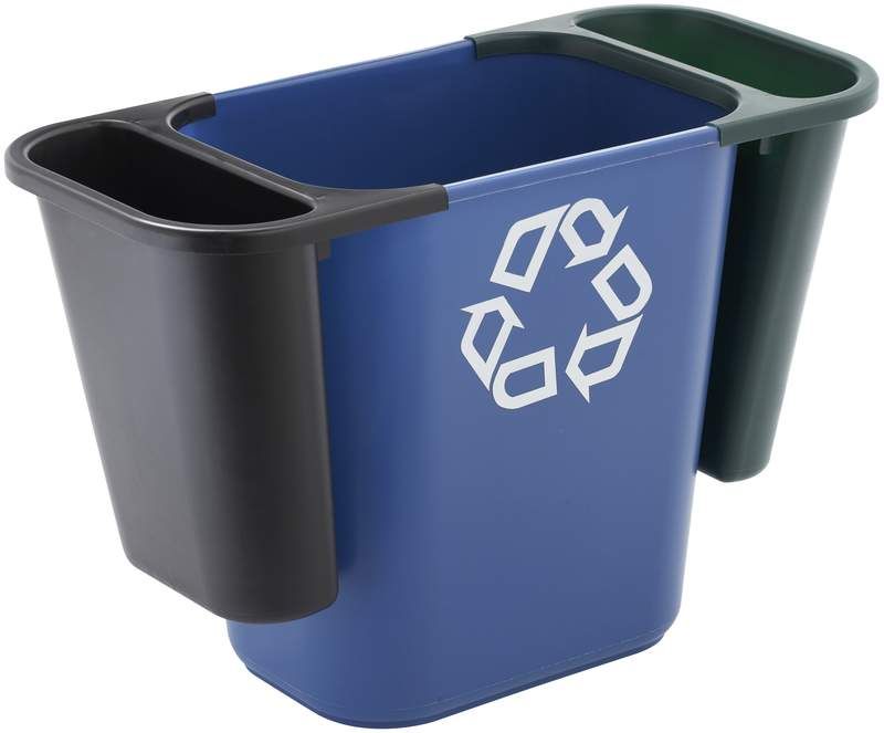 Rubbermaid 26,6 literes szelektív szemetes kuka - műanyag