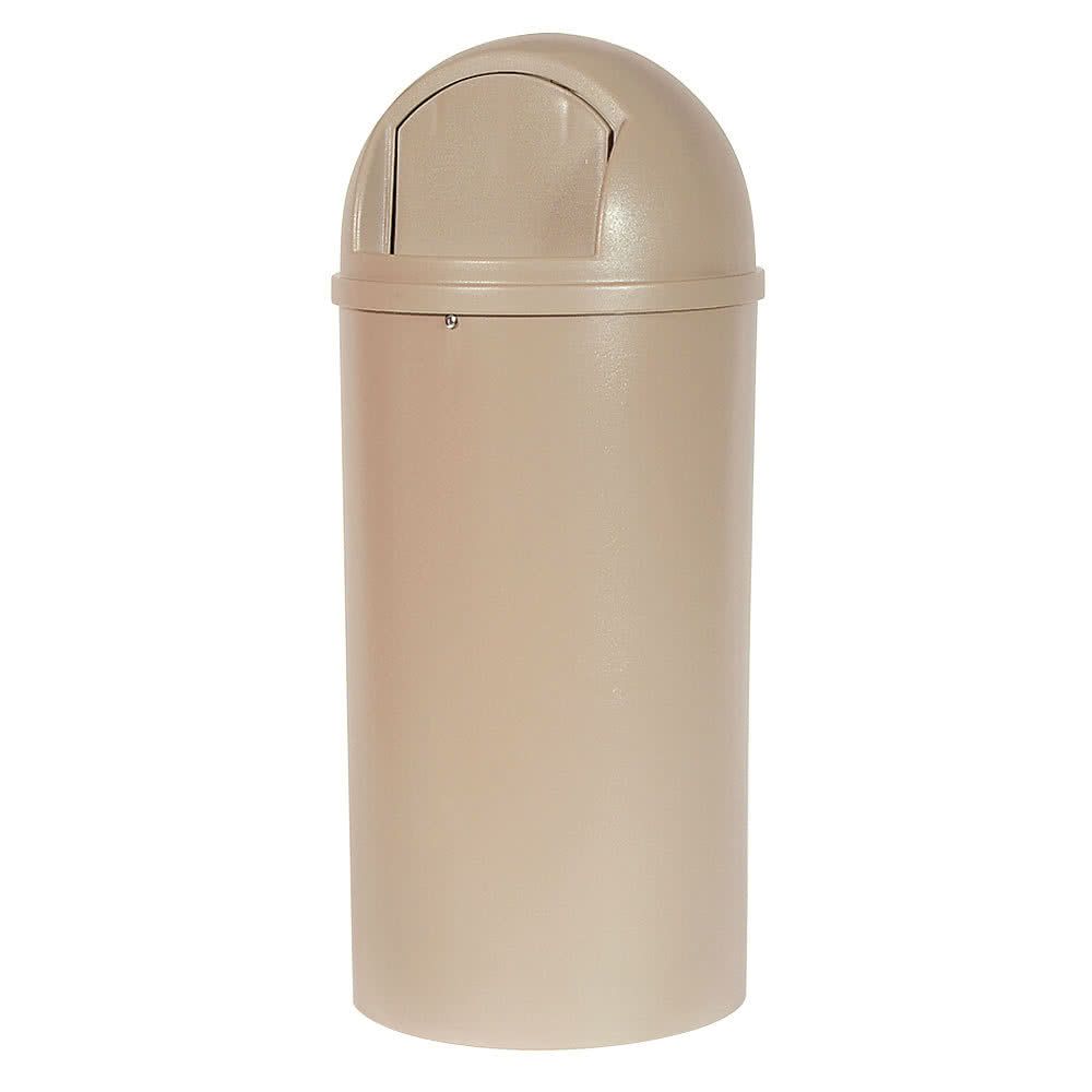 Rubbermaid Marshal billenő fedeles szemetes-bézs-95l-UV álló