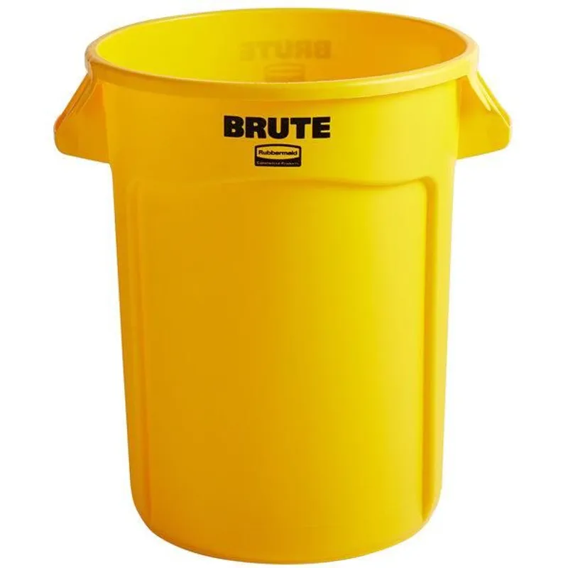 Rubbermaid Brute törhetetlen szemetes konténer 121.1L-sárga