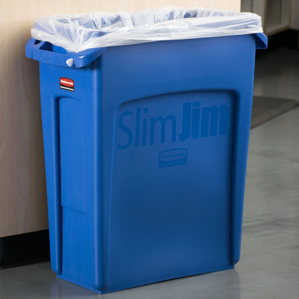 Rubbermaid Slim Jim keskeny szemetes kuka 60L-kék