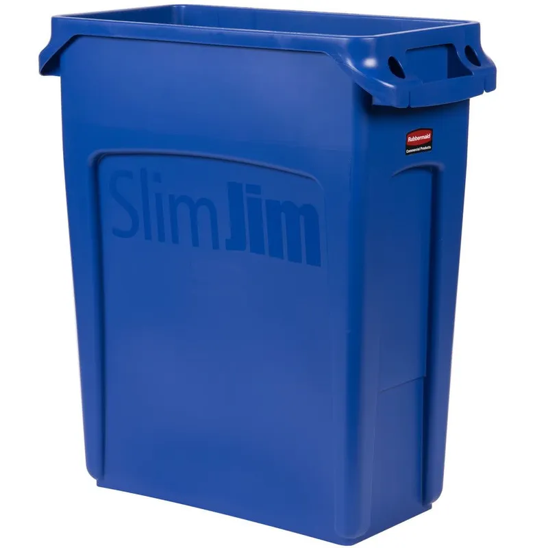 Rubbermaid Slim Jim keskeny szemetes kuka 60L-kék