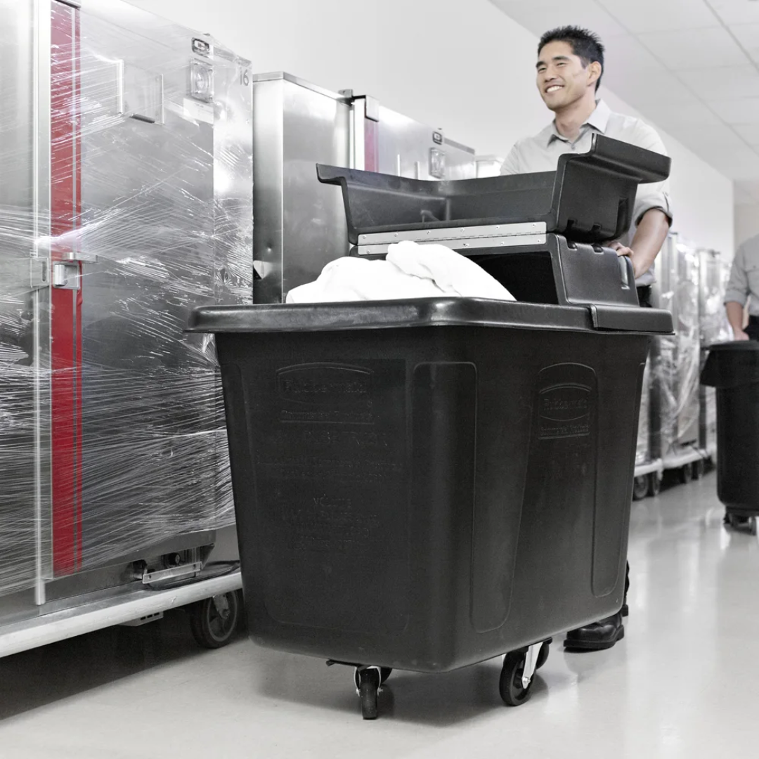 Rubbermaid Cube Truck kerekes szemétgyűjtő és szállító kocsi - 400L