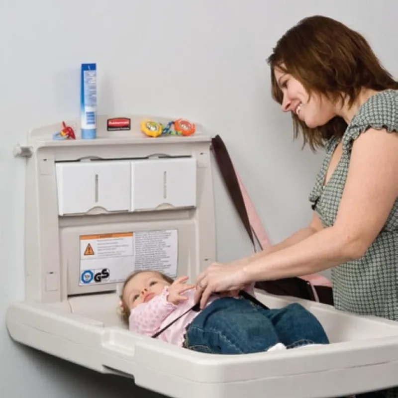 Rubbermaid fali lehajtható pelenkázó, vertikális