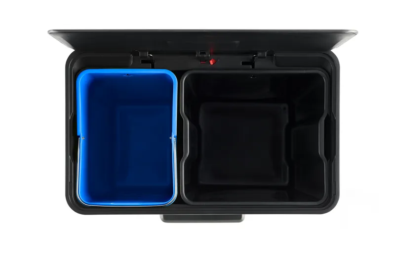 Rubbermaid Elite step-on rozsdamentes acél szemetes - 60L