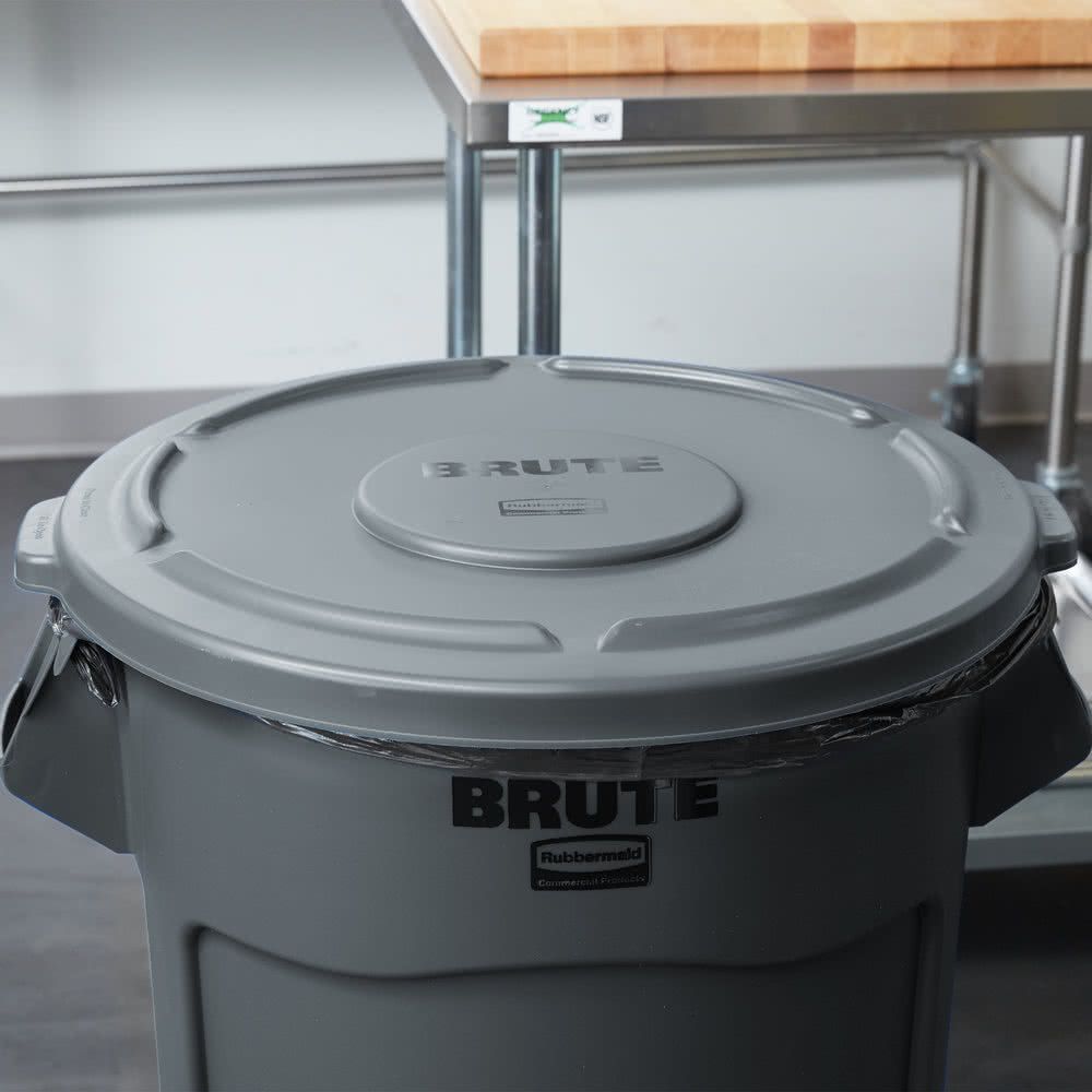 Rubbermaid Brute konténer tető 208,2 L-es szemeteshez-szürke
