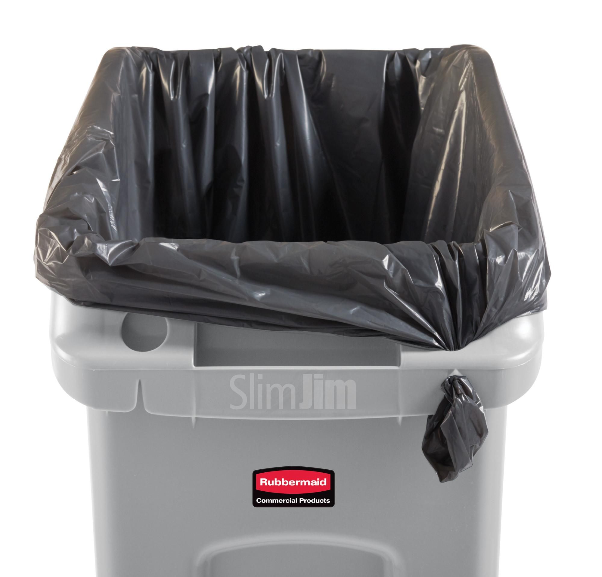Rubbermaid Slim Jim asztal alá helyezhető kuka 49L szürke