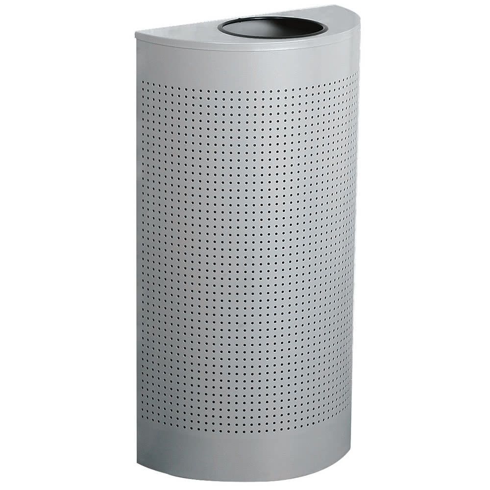Rubbermaid design szemetes félkör alakú 45L-ezüst