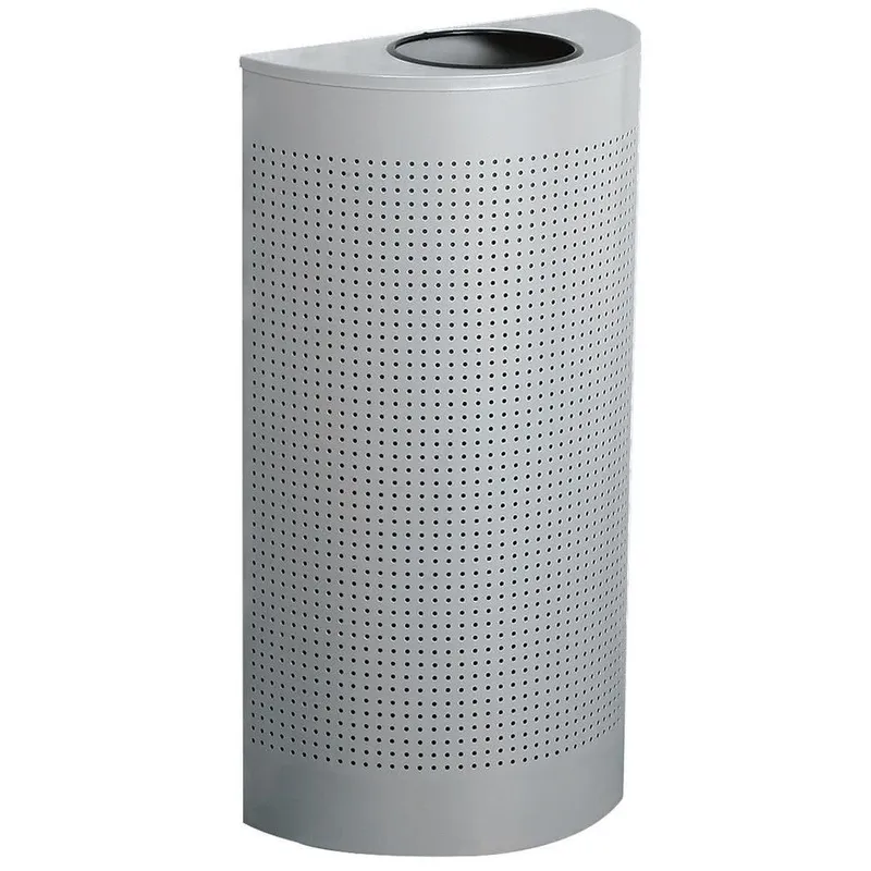 Rubbermaid design szemetes félkör alakú 45L-ezüst