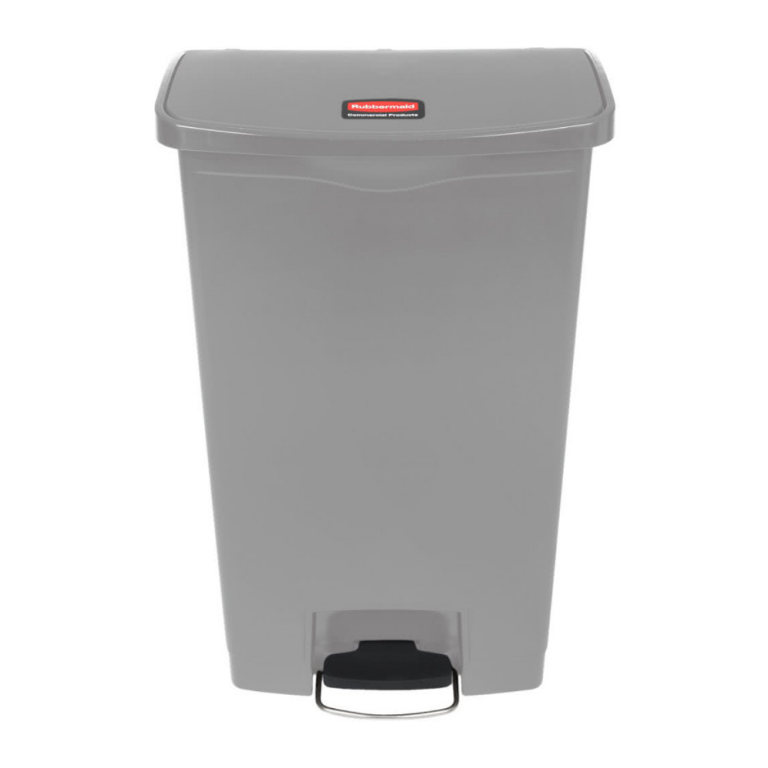 Rubbermaid Step-on keskeny pedálos szemetes kuka-szürke- 68 literes