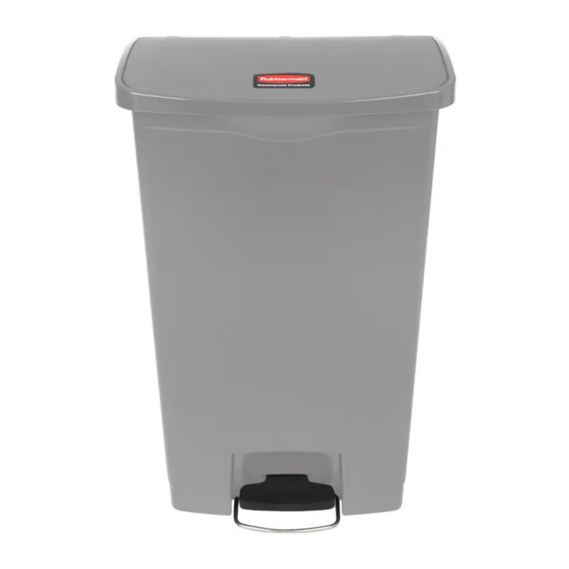 Rubbermaid Step-on keskeny pedálos szemetes kuka-szürke- 68 literes
