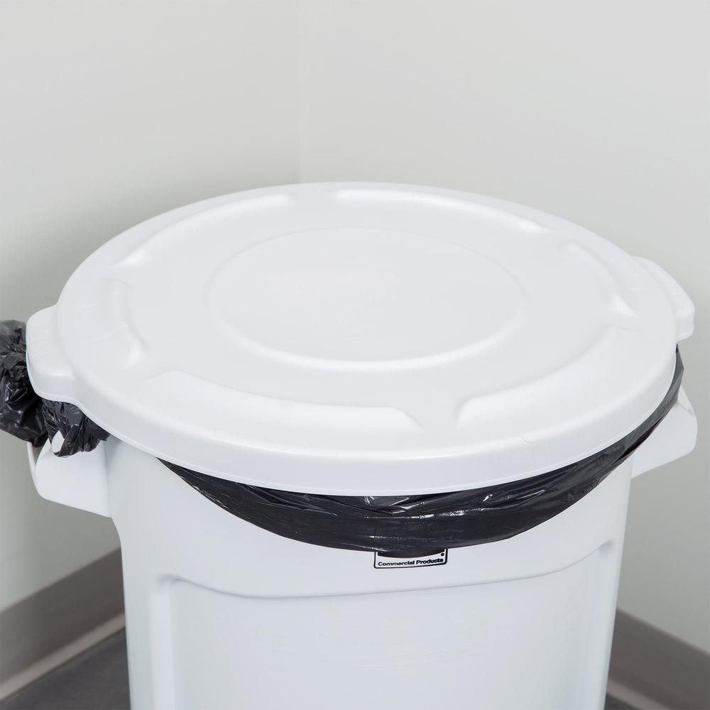 Rubbermaid Brute konténer tető 75,5L-es szemeteshez-fehér
