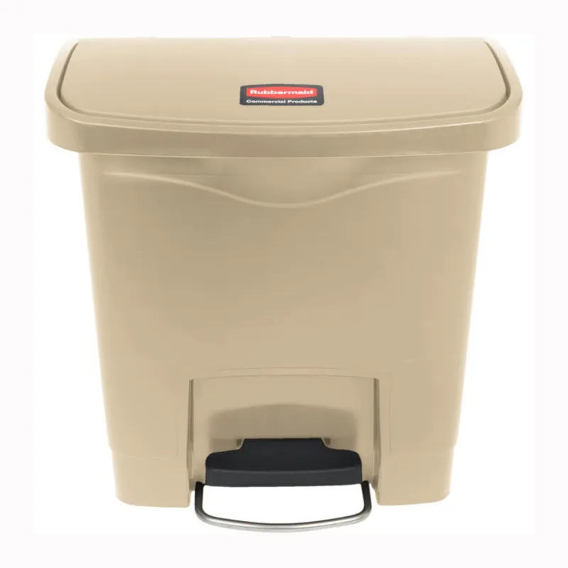 Rubbermaid Step-On keskeny pedálos szemetes kuka-15L bézs