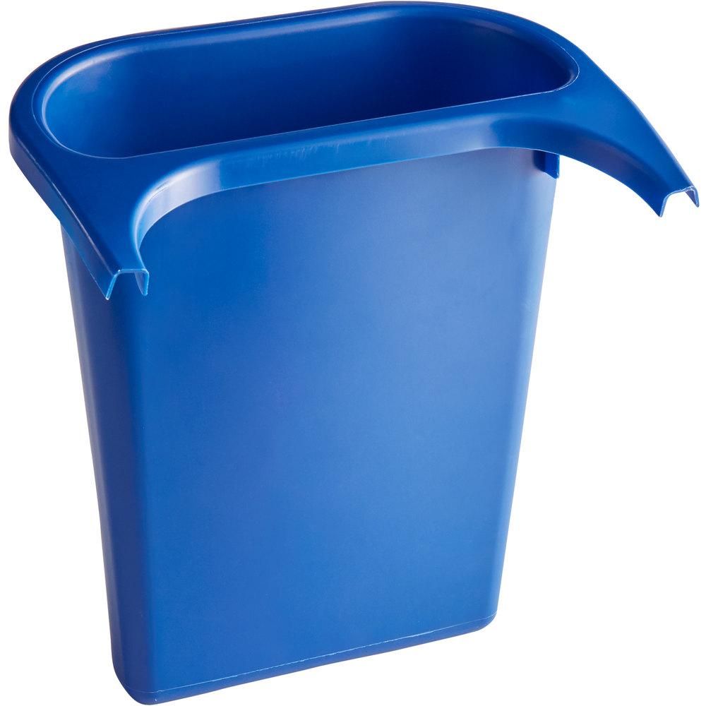 Rubbermaid oldalkuka FG295673BLUE szemeteshez-kék