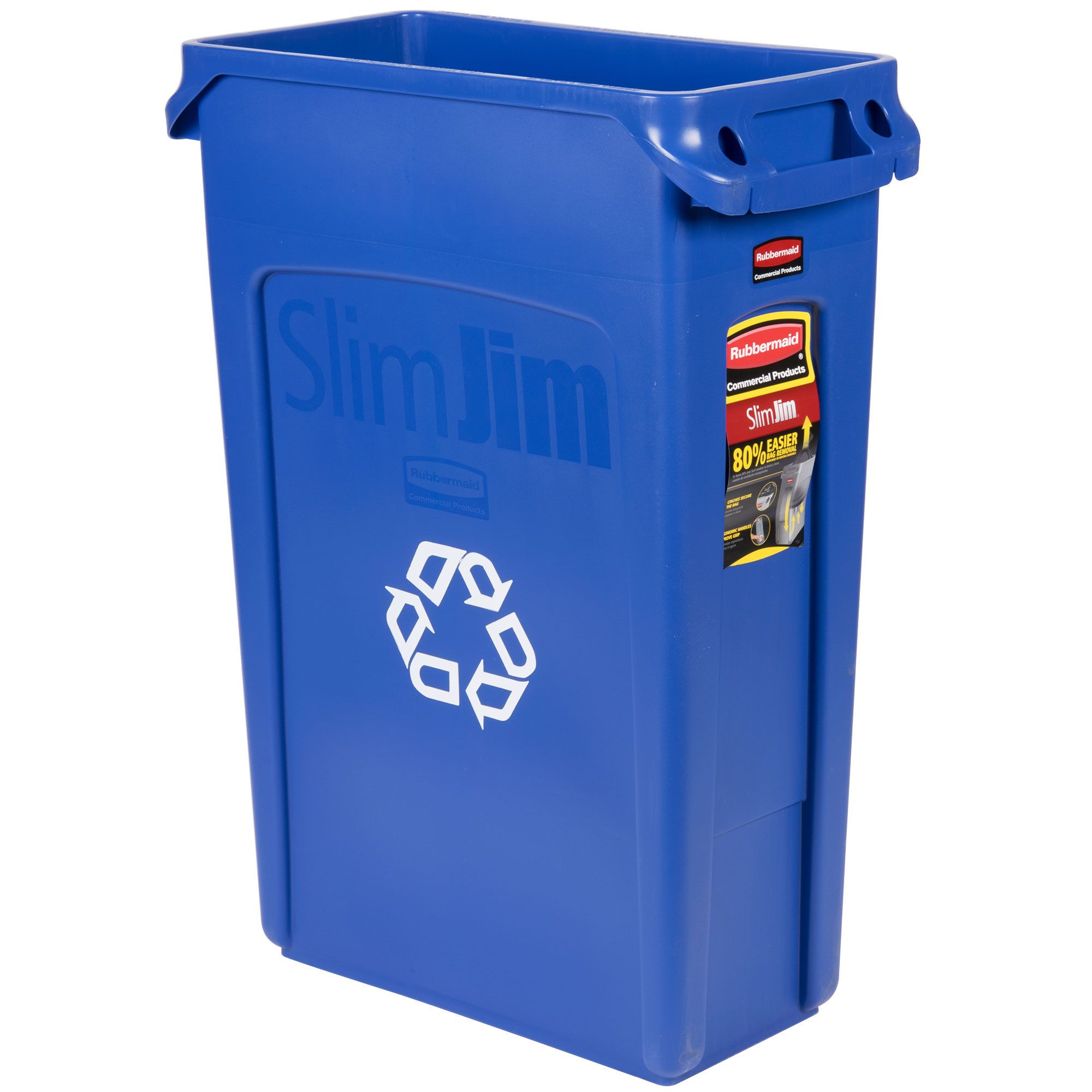 Rubbermaid Slim Jim szemetes kuka- 87 literes-kék