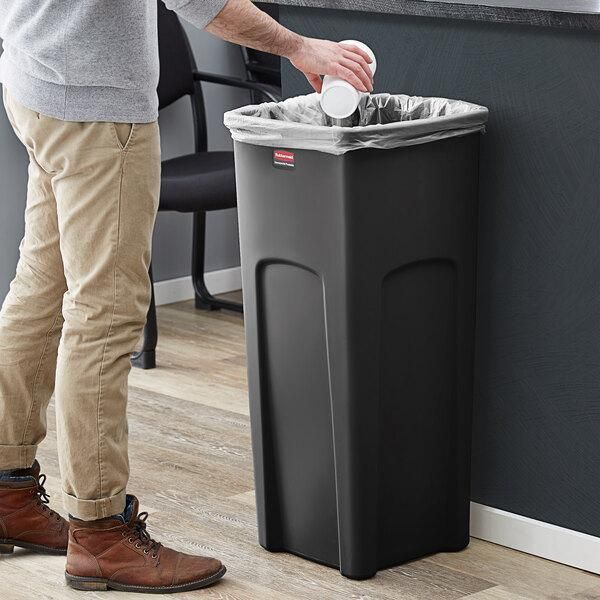 Rubbermaid Irodai szemetes  87L, fekete