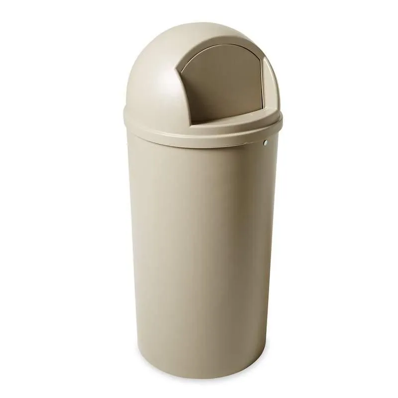 Rubbermaid Marshal billenő fedeles szemetes-bézs-95l-UV álló