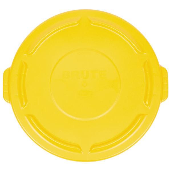 Rubbermaid Brute konténer tető 121,1L-es szemeteshez-sárga