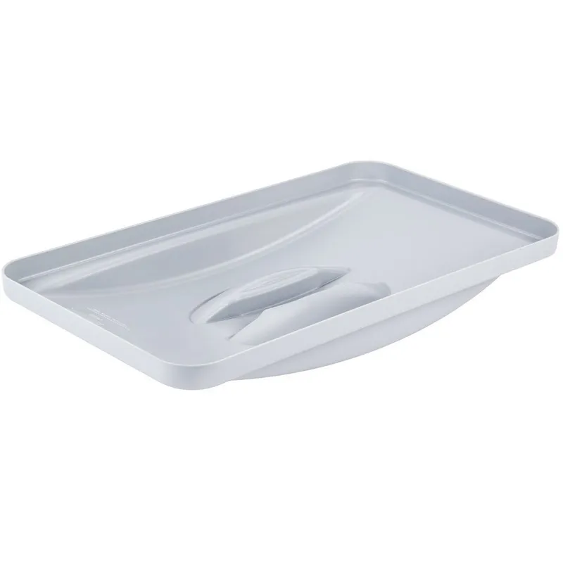 Rubbermaid Slim Jim szemetes kuka tető - fogantyús-szürke