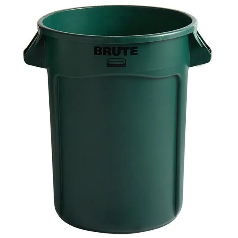 Rubbermaid Brute törhetetlen szemetes konténer 121.1L - sötétzöld