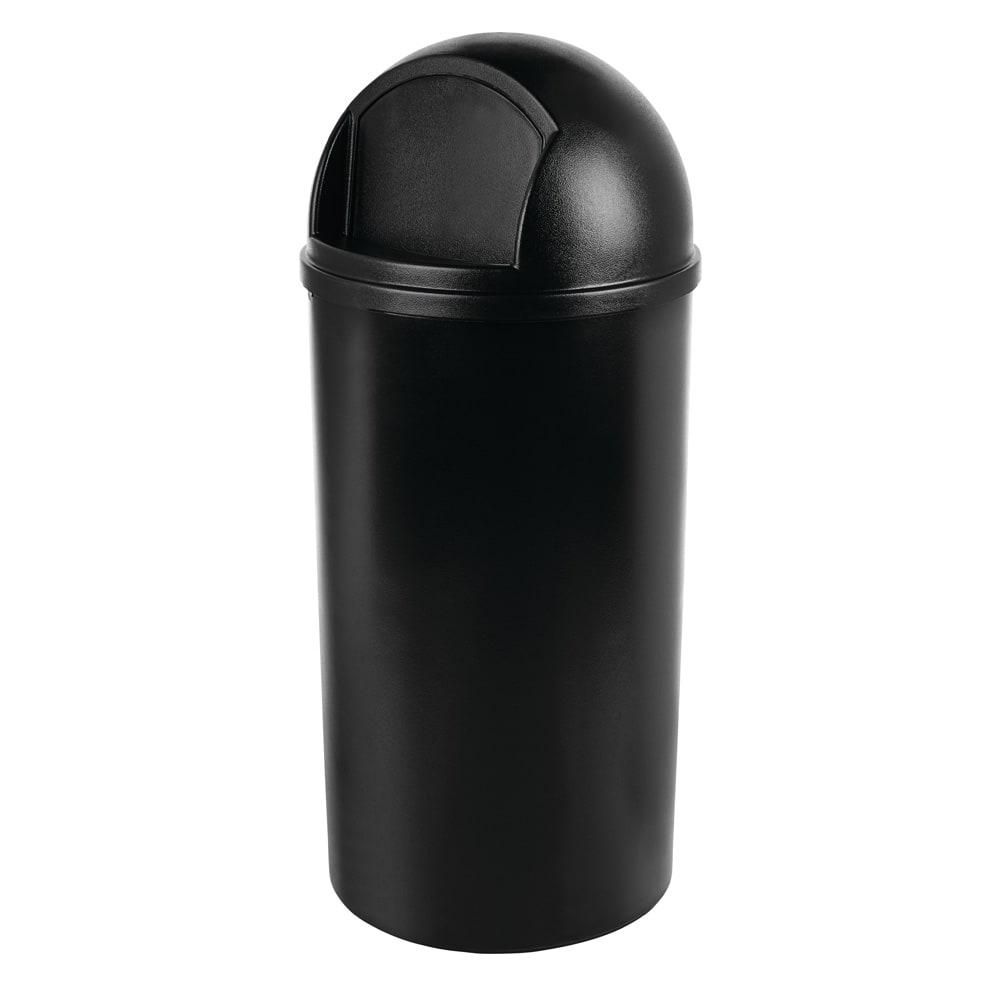 Rubbermaid Marshal-billenő fedeles szemetes-fekete-95L-UV álló