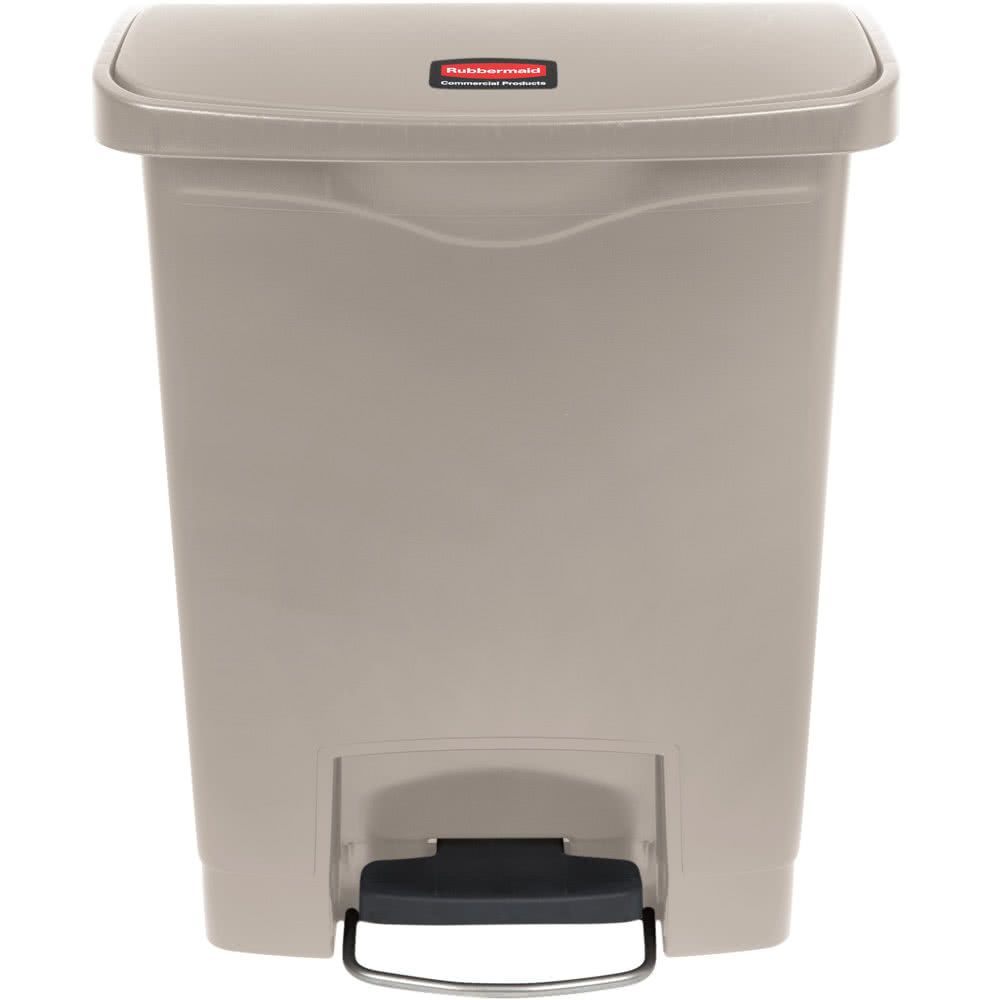 Rubbermaid Step-On keskeny pedálos szemetes kuka-bézs 30 literes