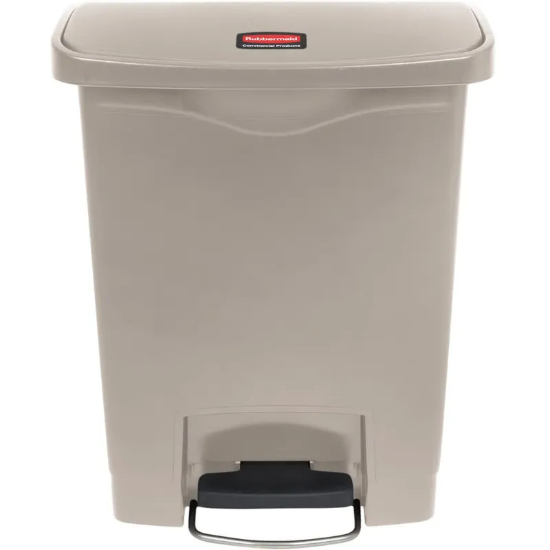 Rubbermaid Step-On keskeny pedálos szemetes kuka-bézs 30 literes
