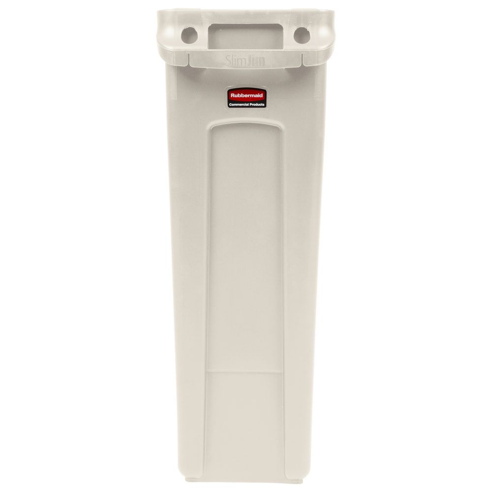Rubbermaid Slim Jim szemetes kuka- 87 literes-bézs