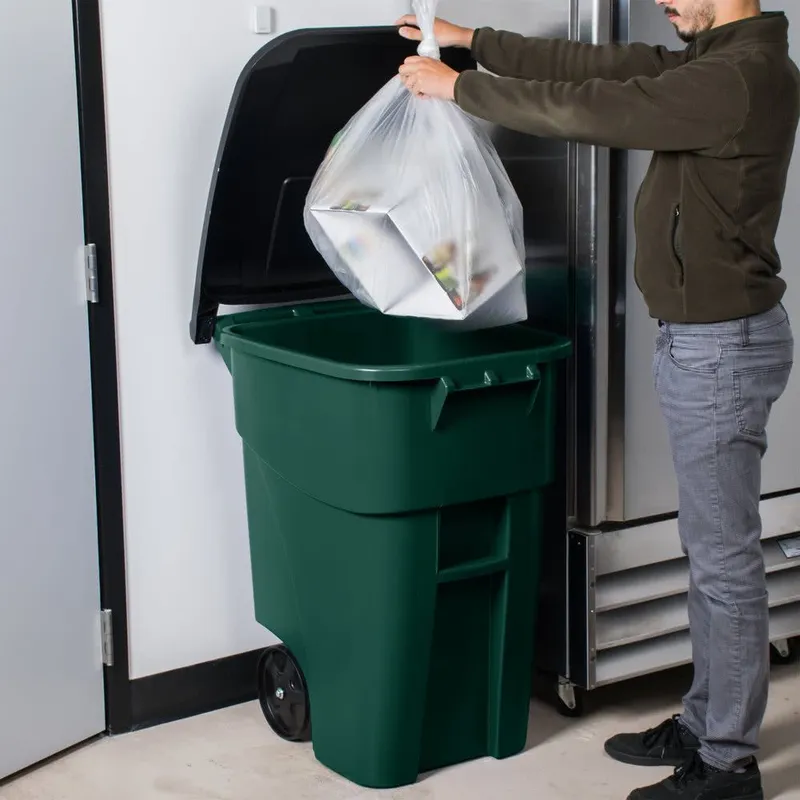 Rubbermaid Brute 189 literes kerekes konténer- zöld