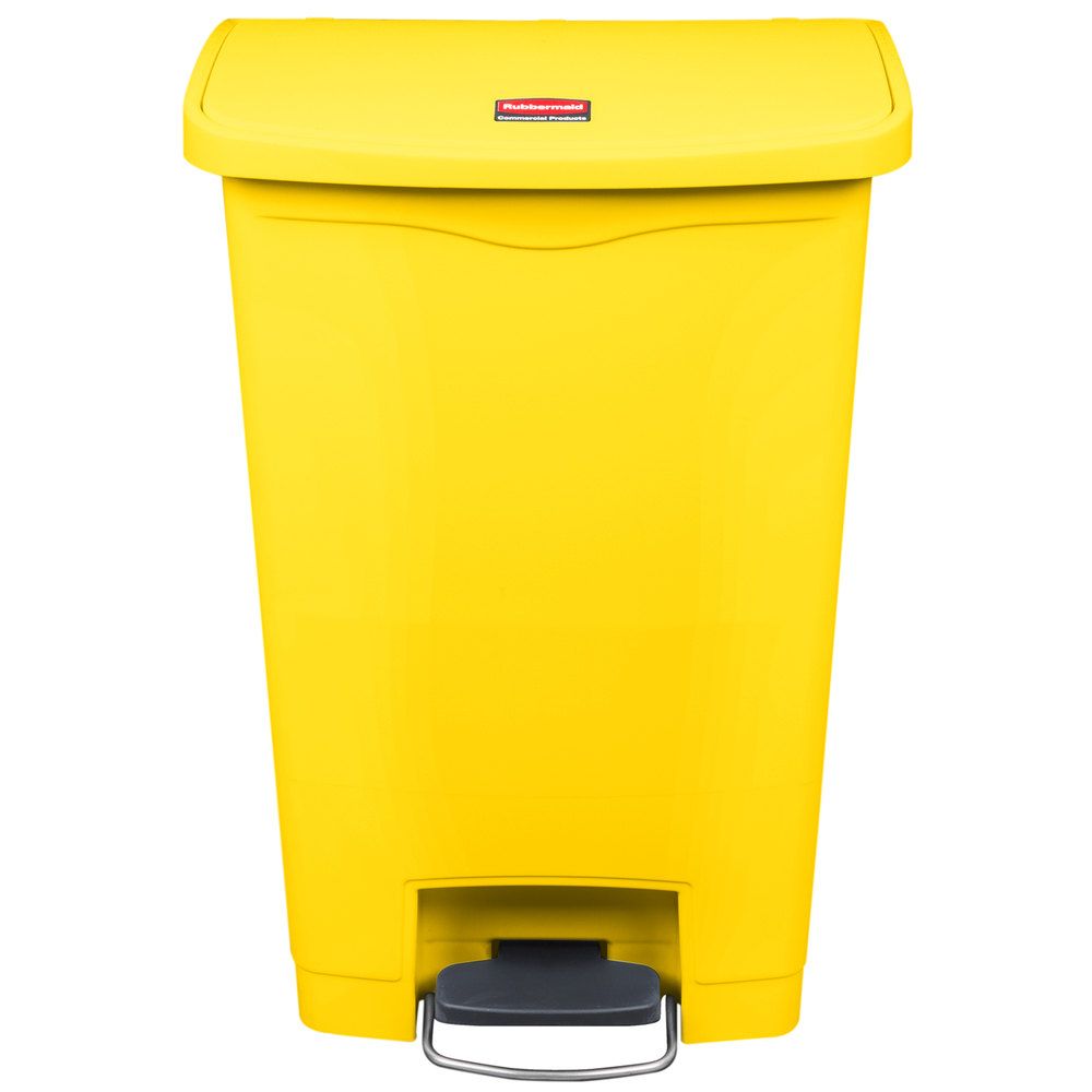 Rubbermaid Step On keskeny szemetes kuka- 50L- sárga