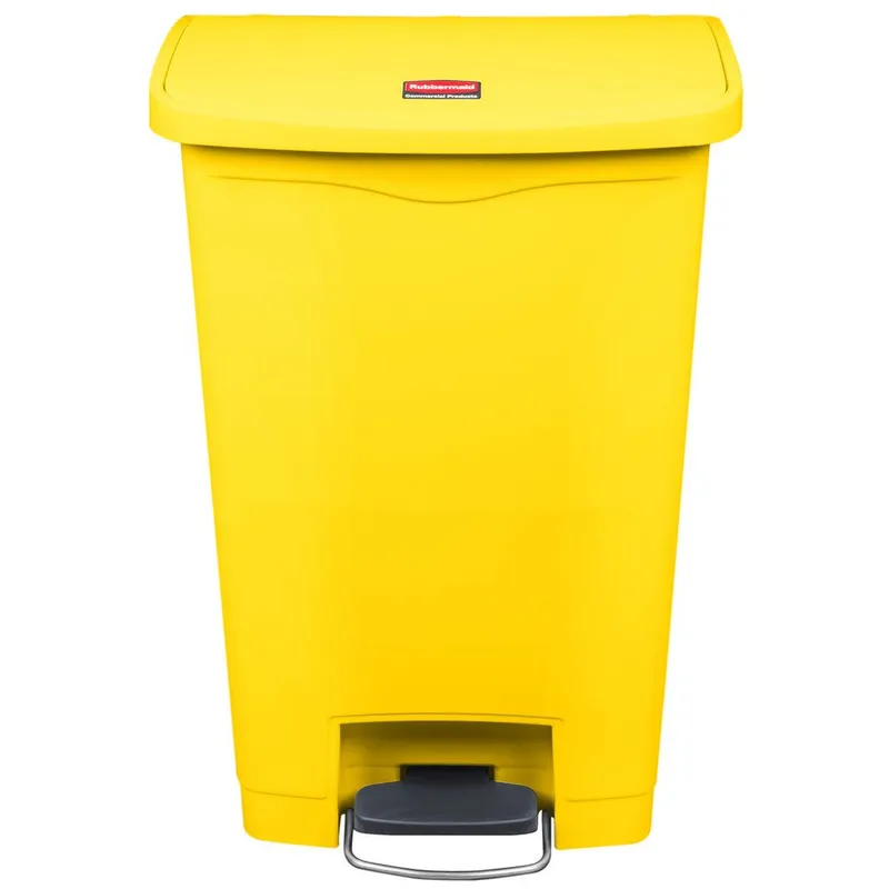 Rubbermaid Step On keskeny szemetes kuka- 50L- sárga
