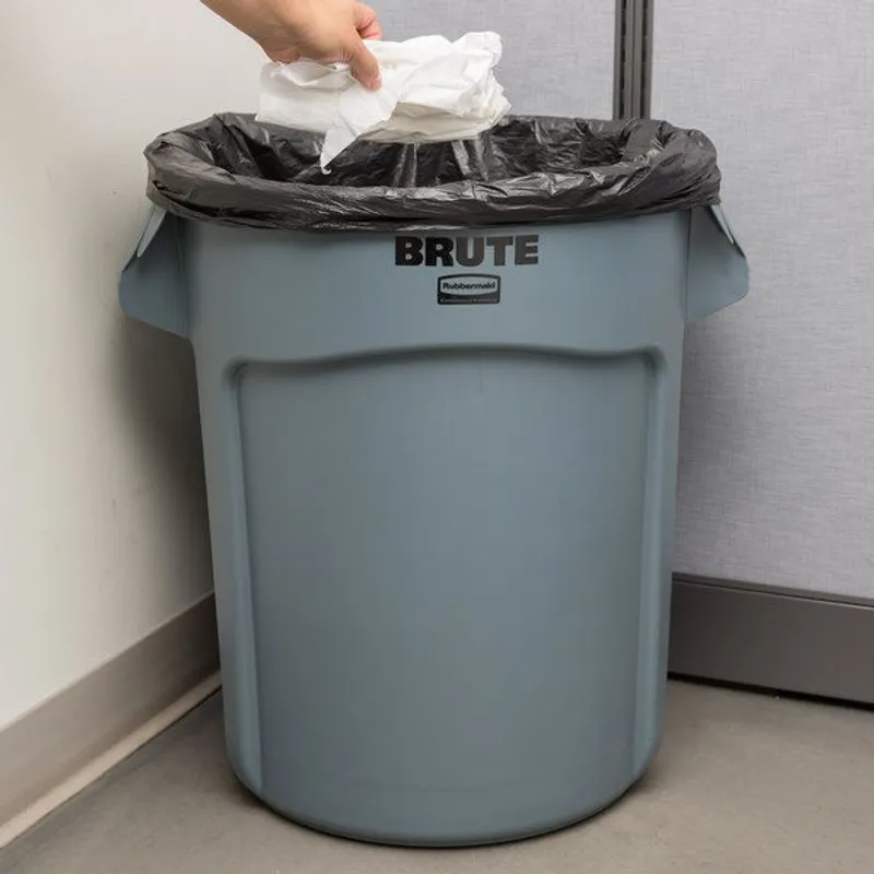 Rubbermaid Brute törhetetlen szemetes konténer 75,7L-szürke
