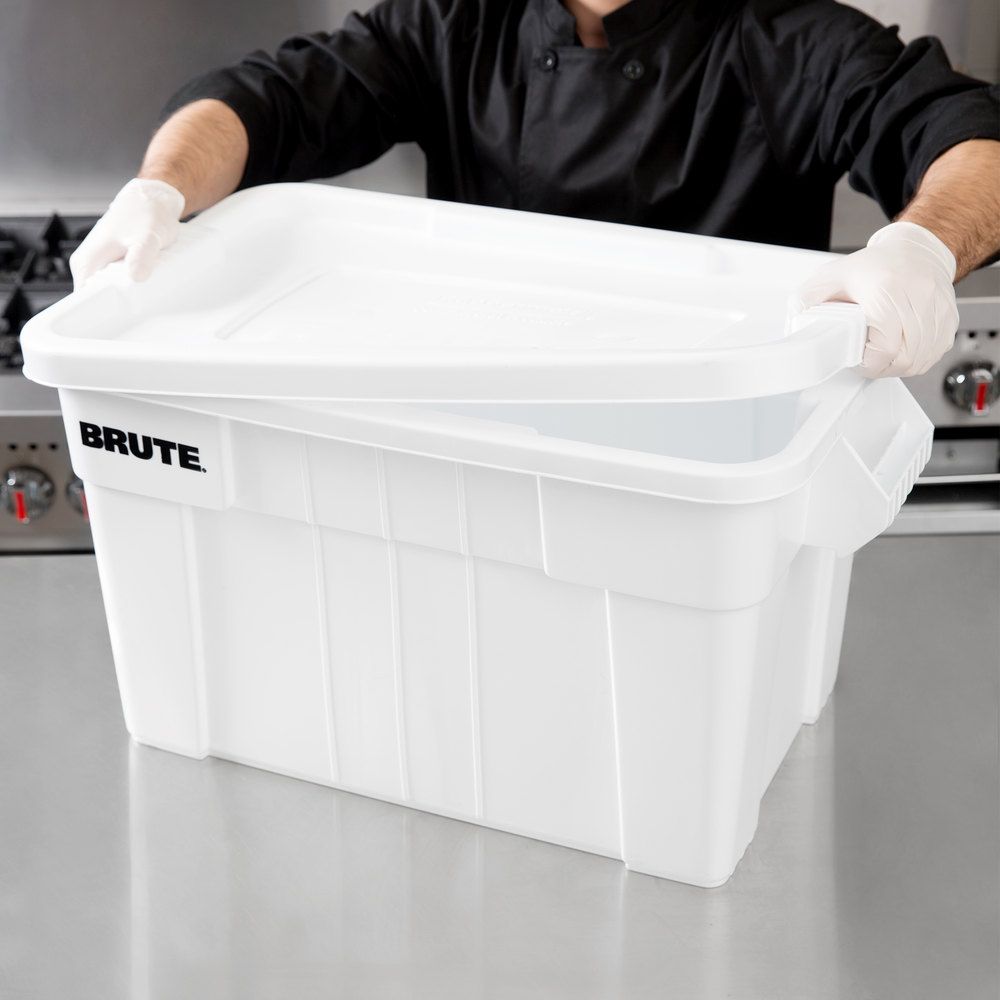 Rubbermaid Brute tároló láda 75,5L- fehér