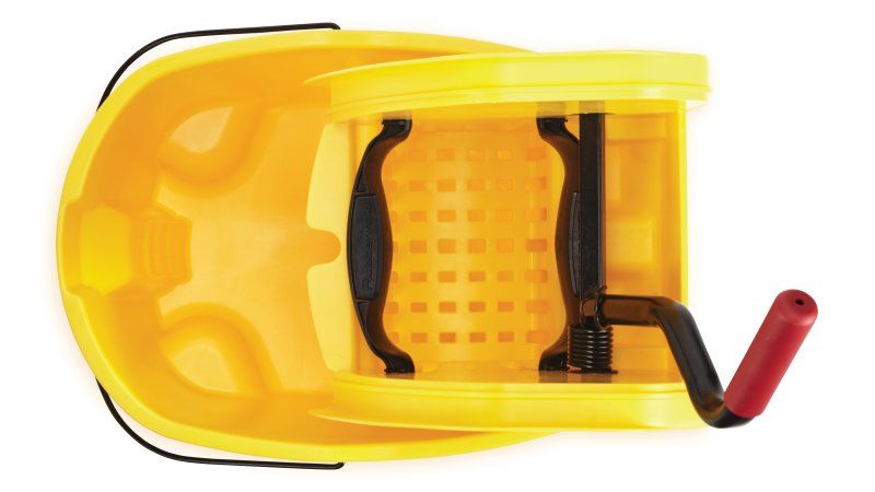Rubbermaid WaveBrake felmosókocsi, mop facsaróval, kifröccsenésgátlóval - sárga