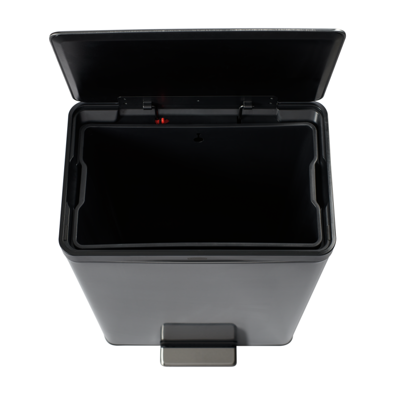 Rubbermaid Elite step-on rozsdamentes acél szemetes - 45L